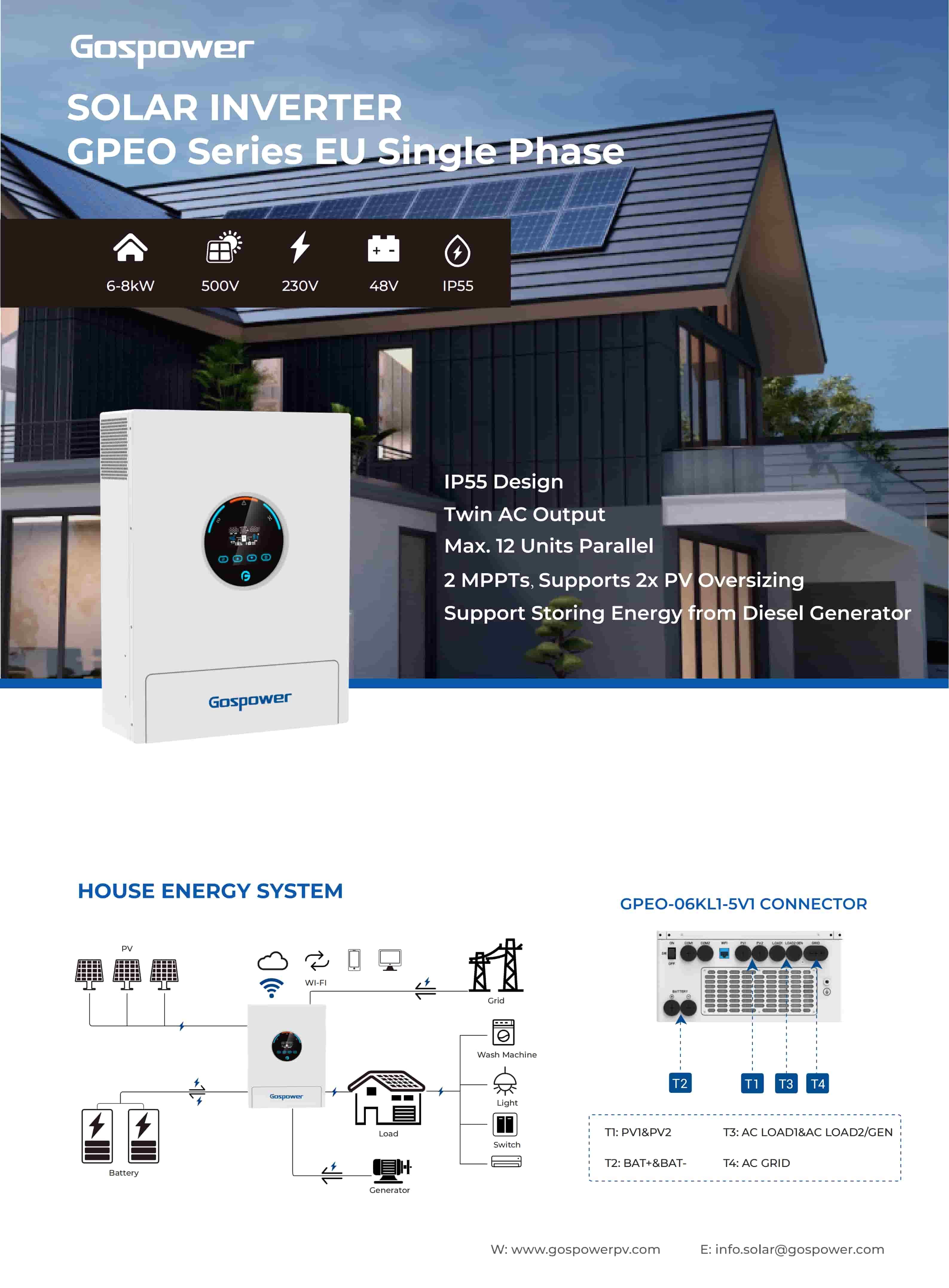 Gospower GPEO-08KL1-5V1